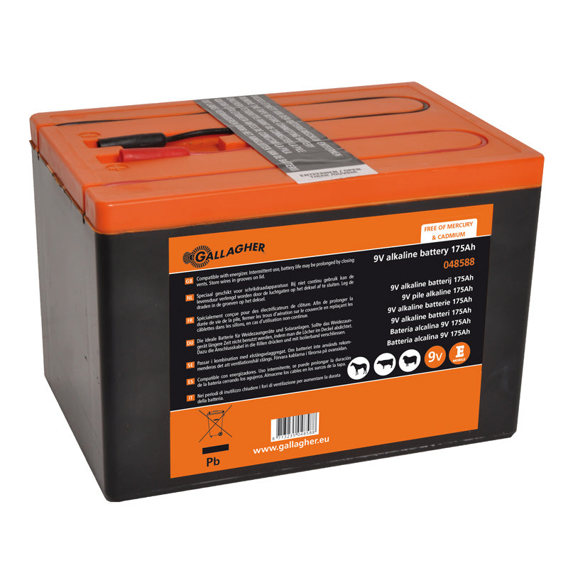 Batteri 9V 175Ah Gallagher