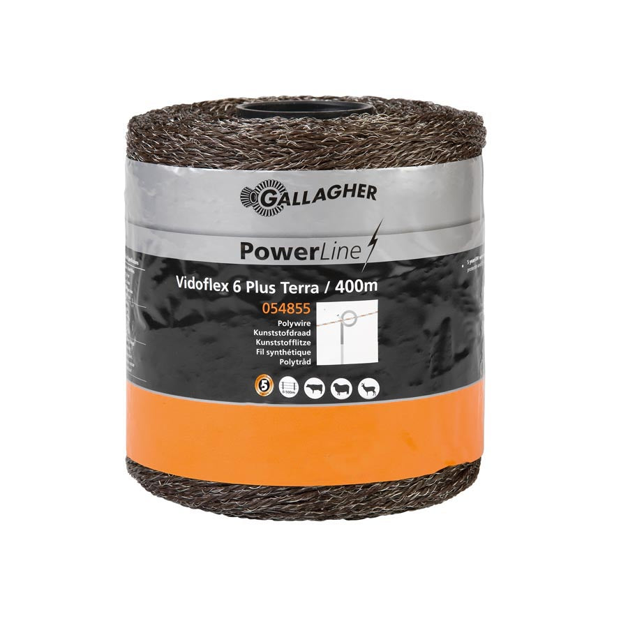 POLYWIRE 6 TERRA 400M ( 5 PE MONOFILAMENTS - 0,16