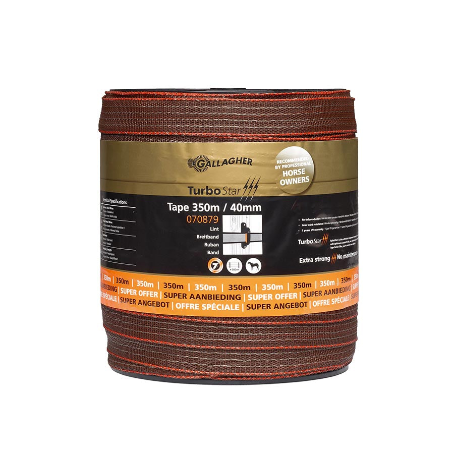 TURBO STAR BAND 40MM 350 M TERRA FORSTERKET KANT