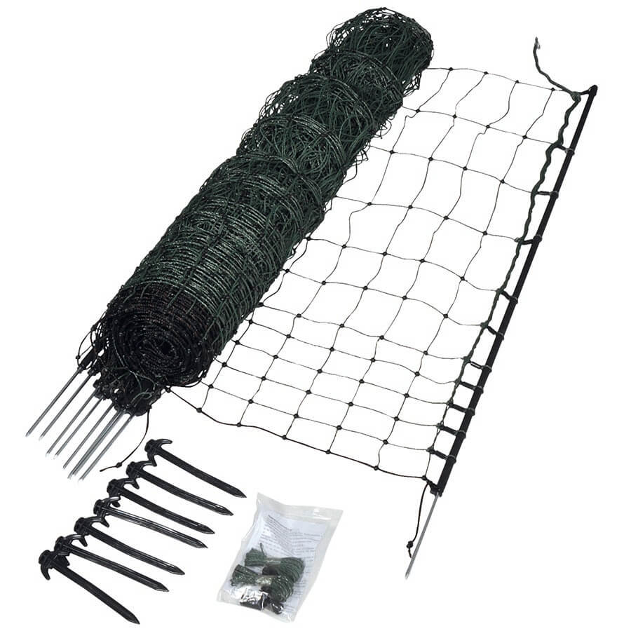 EuroNetz Poultry netting, Green 112/1-9/B-25m