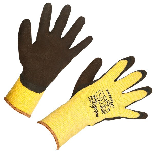 Vinterhanske, PowerGrab Thermo, Gul