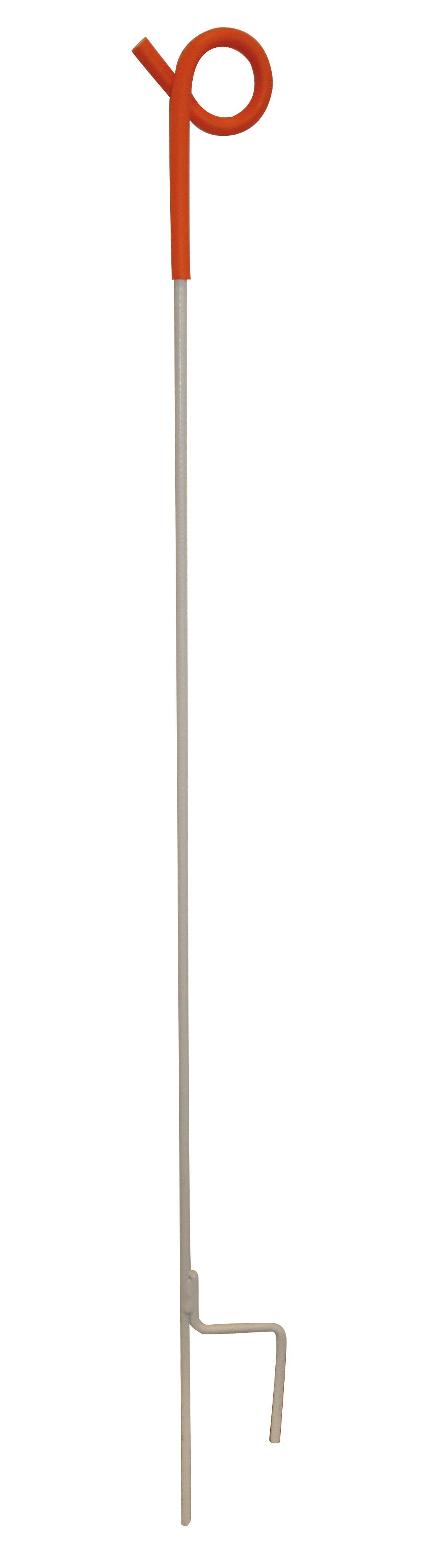 Oransje Grisehale påle 10pk