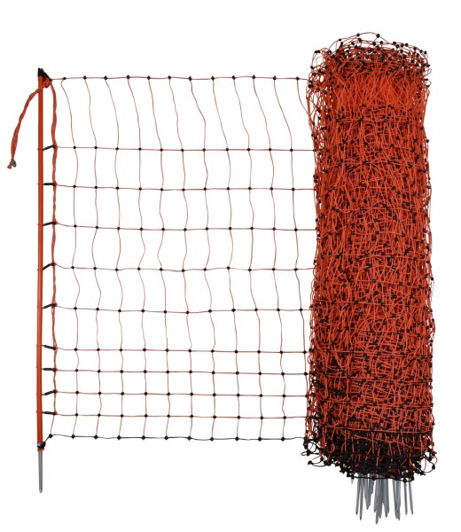 Poultry net 15 m, green, 106cm double prong, el...