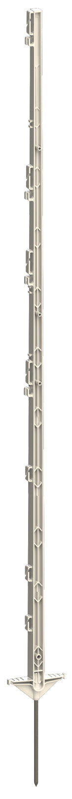 Plastic Post Classic white 156cm,21cm spike