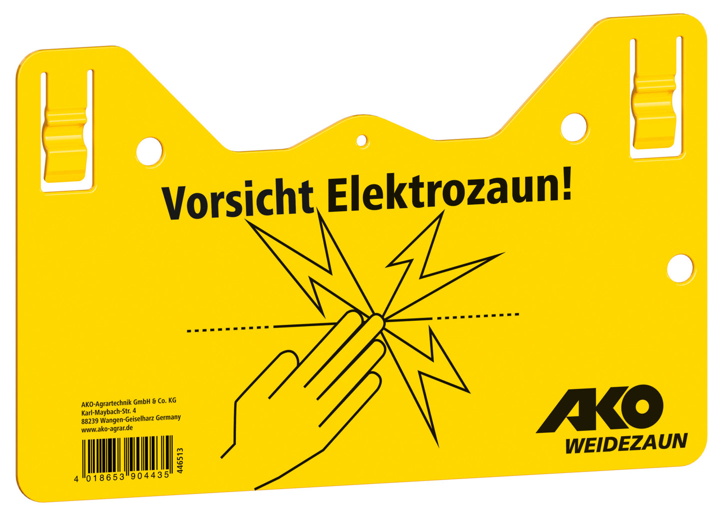 Advarselsskilt forsiktig elektrisk gjerde!