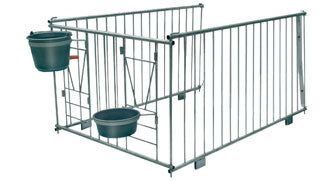 Løpegarde m/2 bøtteholdere