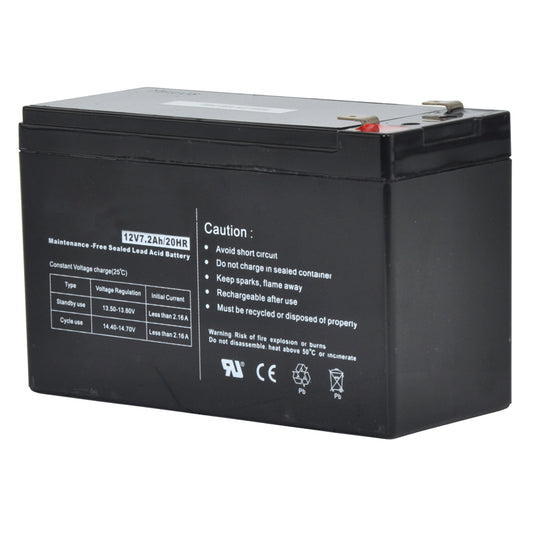 Batteri 12V 7.2Ah 100, S200, S400
