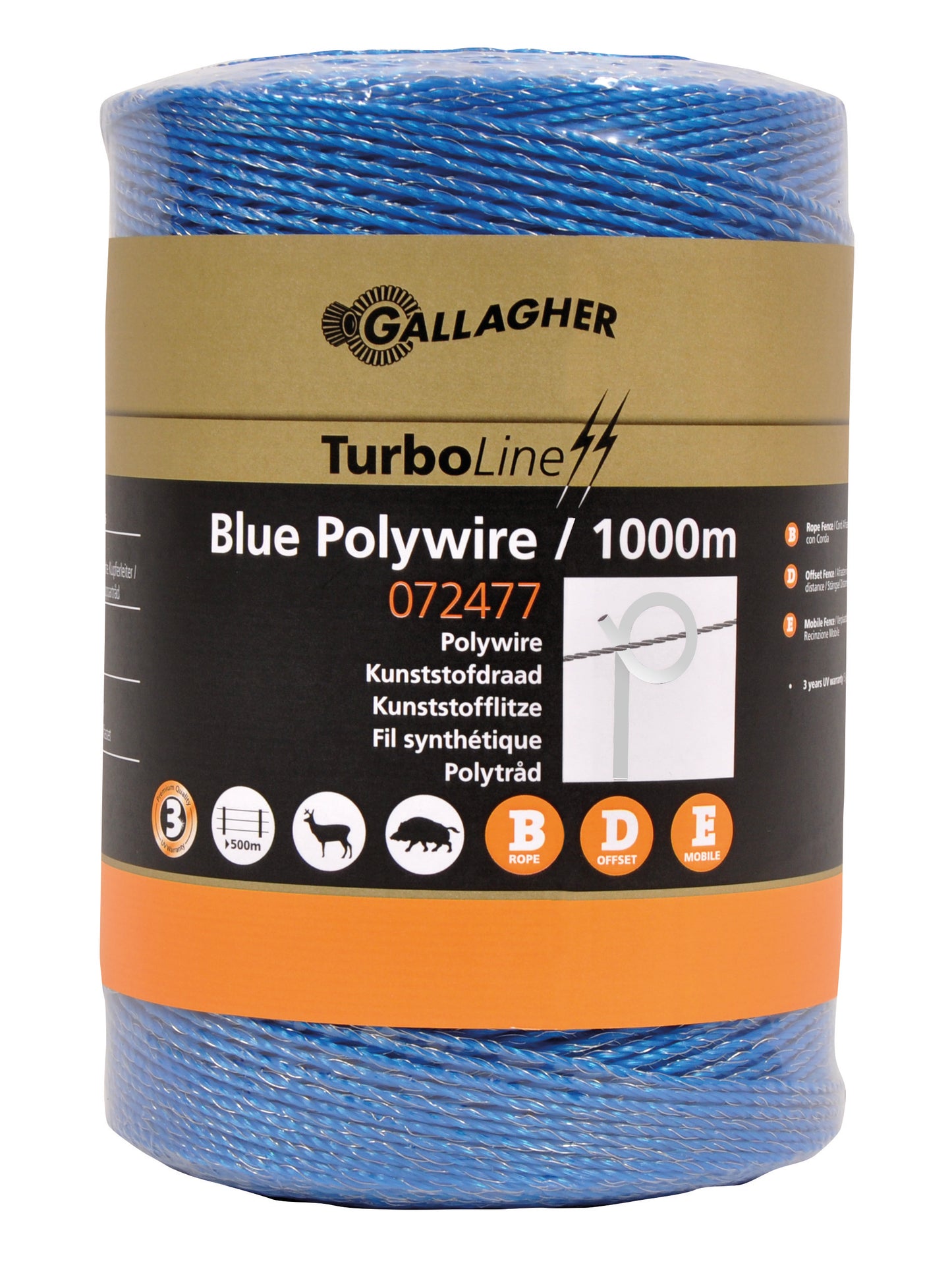 TurboLine Blue Polywire 1000m