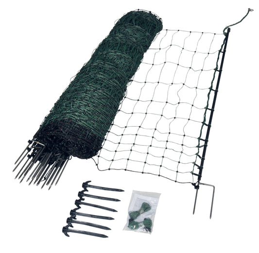 EuroNetz Poultry netting, Green 112/2-15/B-50m