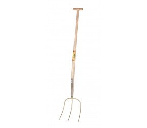 Høy-gaffel, 3 tinds, 28 x 25 cm, med T-Skaft